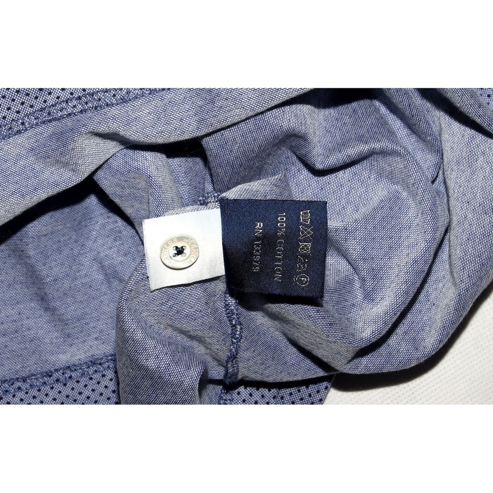 Clubhouse Collection Masters Made in Italy Mens Polka dot Golf Shirt Size Medium - Picture 7 of 7